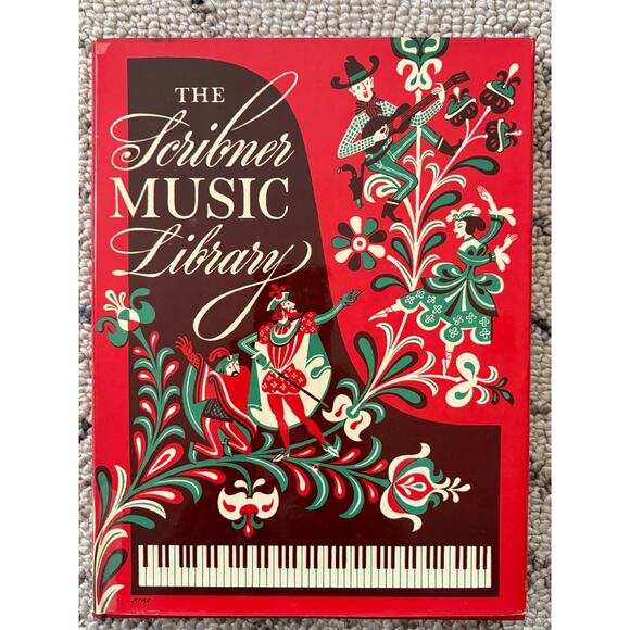 Volume Set of The Scribner Music Library, Volumes 1-9, 1955 - Picture 2 of 11